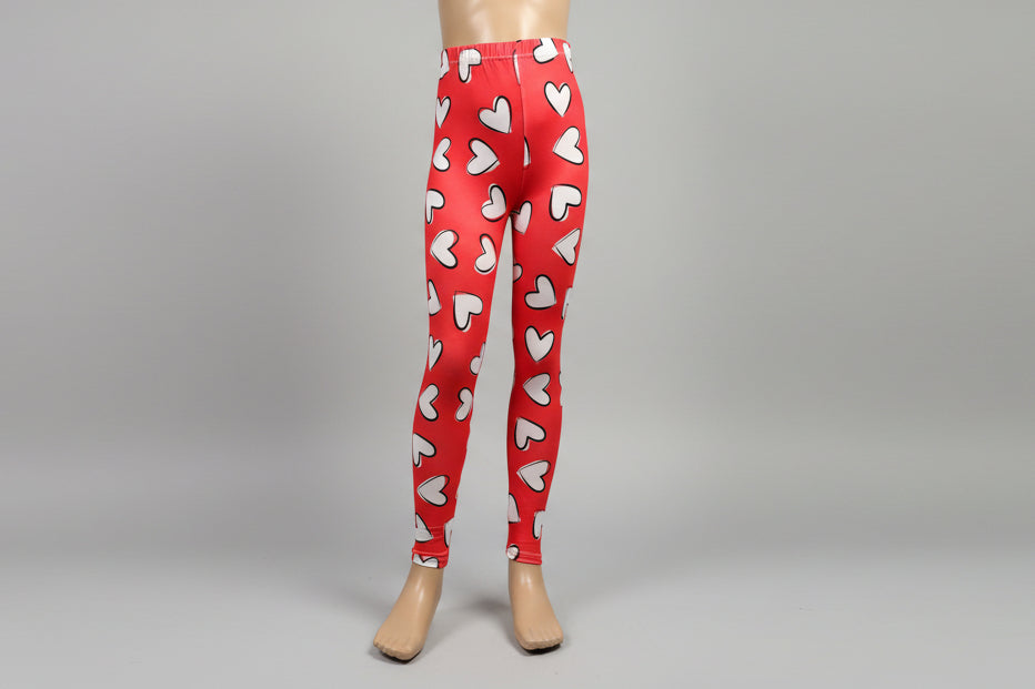Heart design leggings