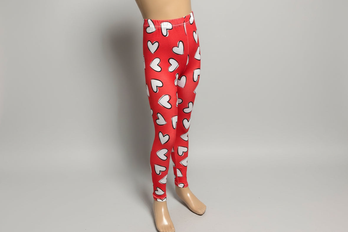 Heart design leggings
