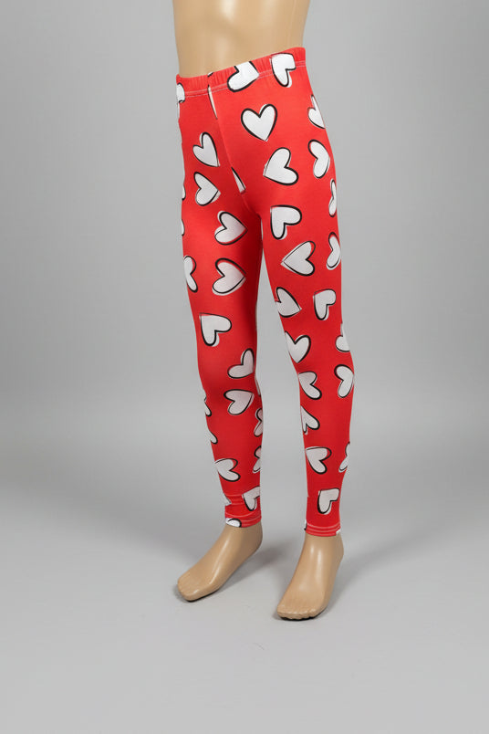 Heart design leggings