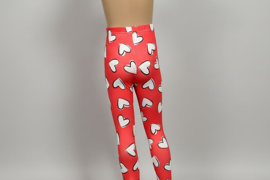 Heart design leggings