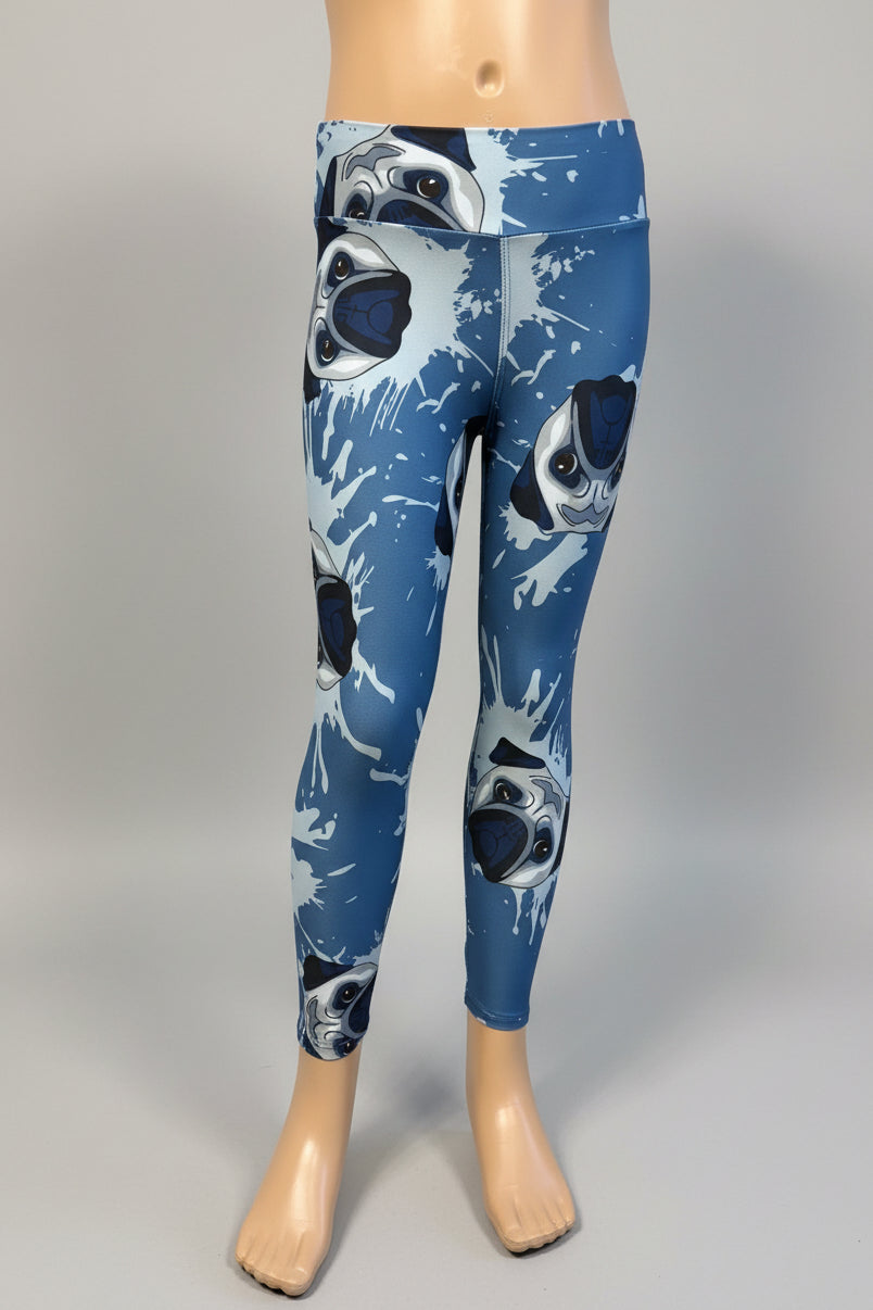 Pug dog leggings