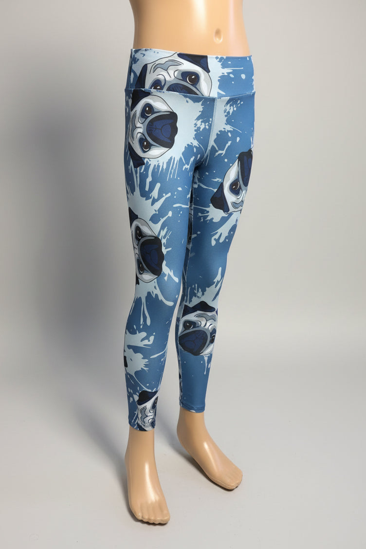 Pug dog leggings