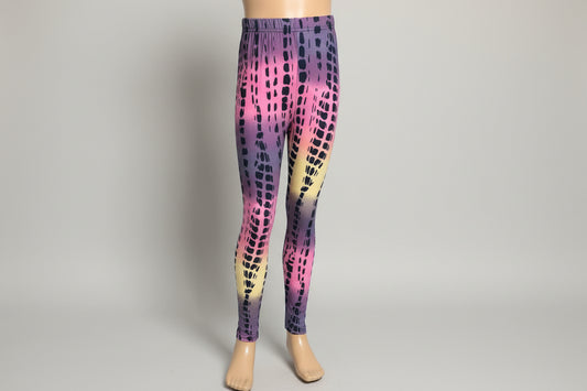 Jazzy design full length stretch leggings