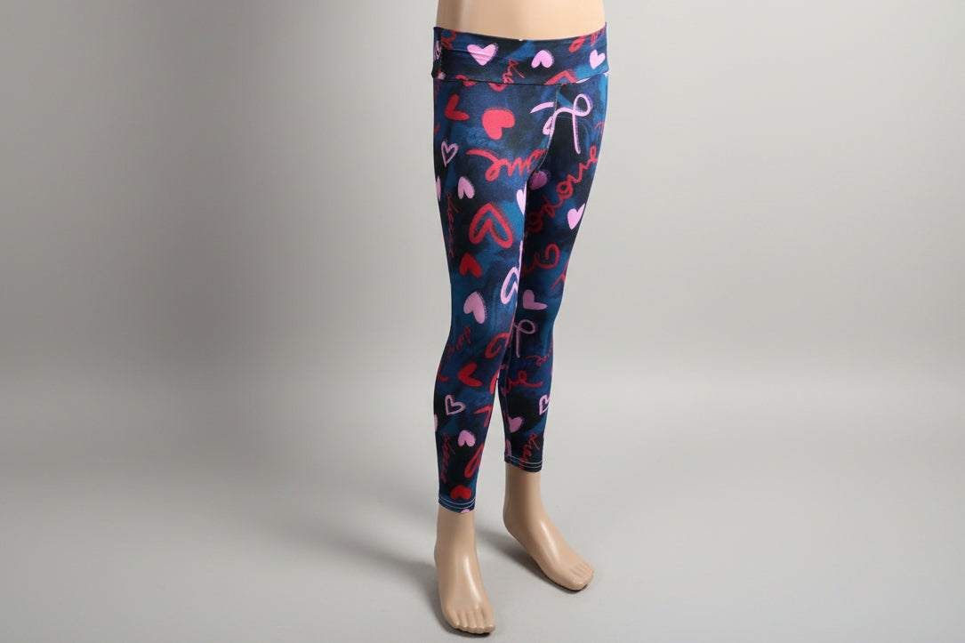 Heart design leggings