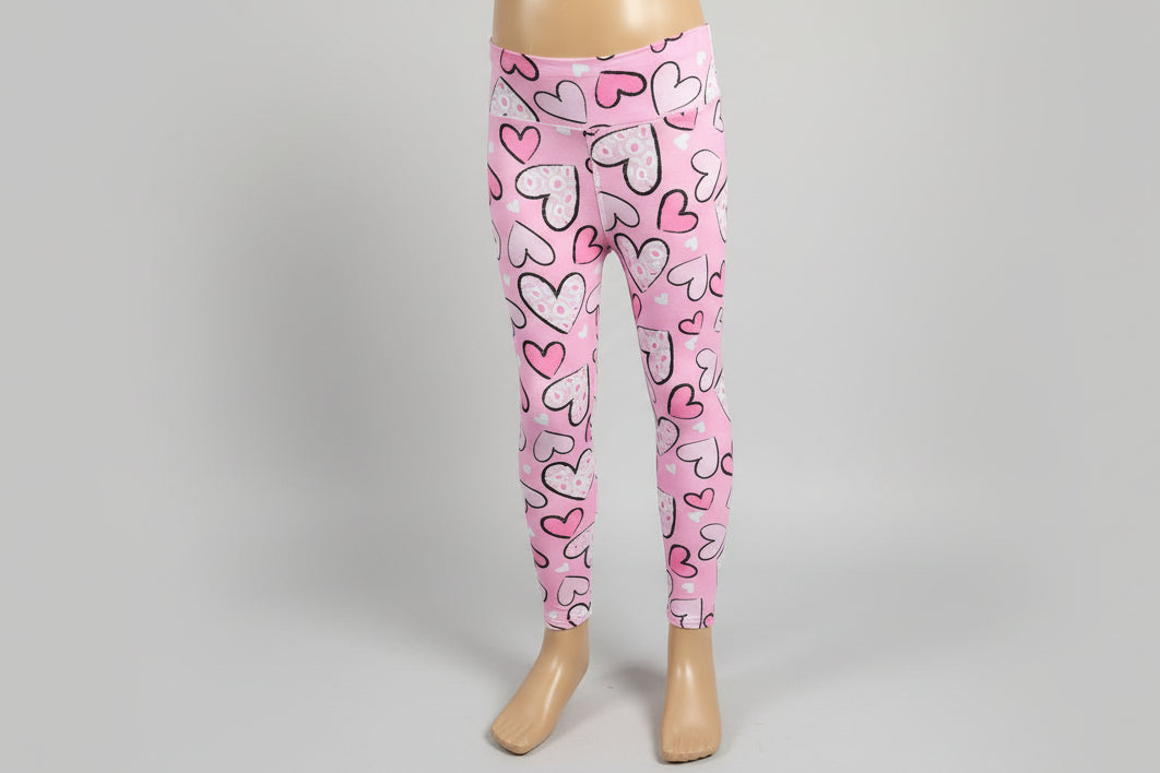 Heart design leggings