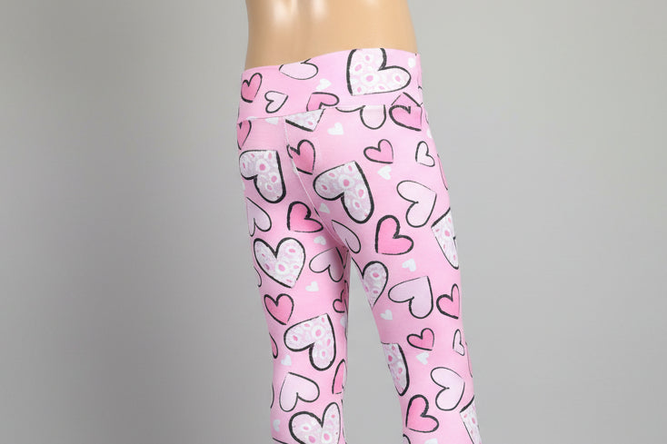 Heart design leggings