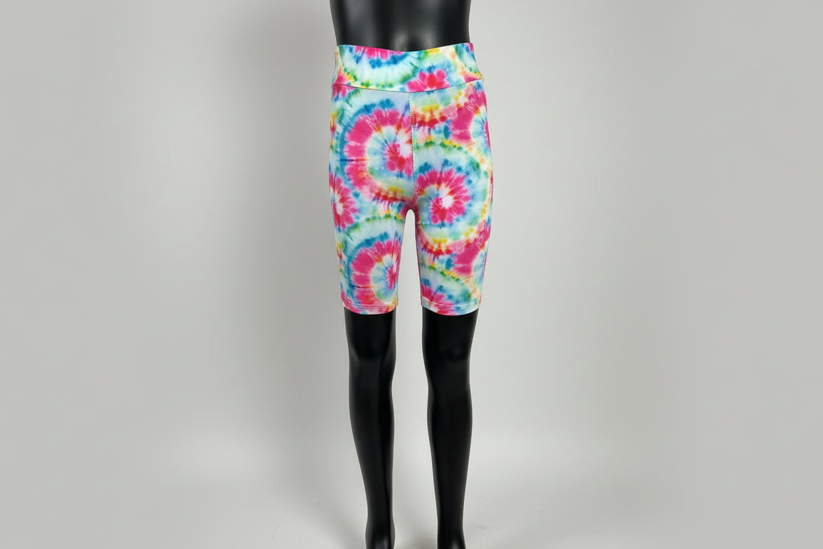 Long, soft, bright, girl's shorts, choice of pattern & size