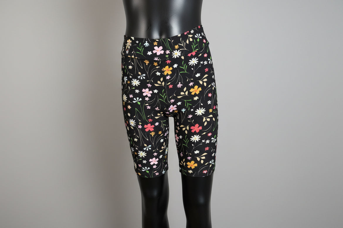Soft, stretch, girls shorts, choice of pattern & size!