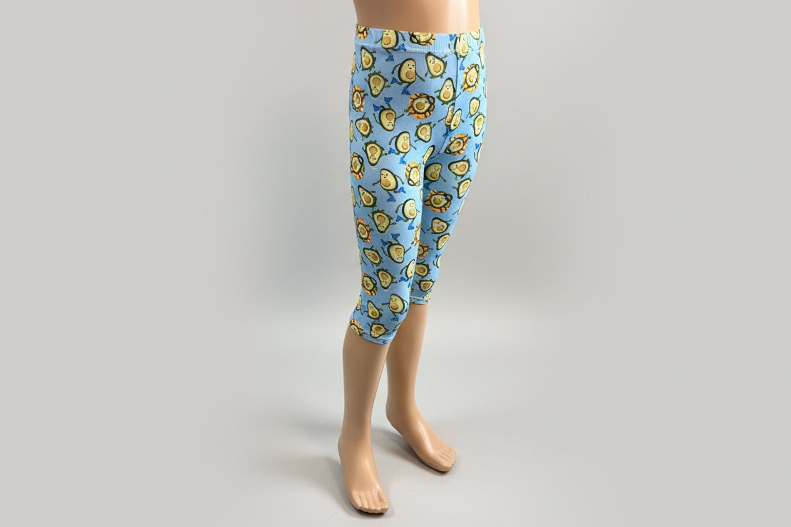 Patterned Capri leggings, choice of size & design!