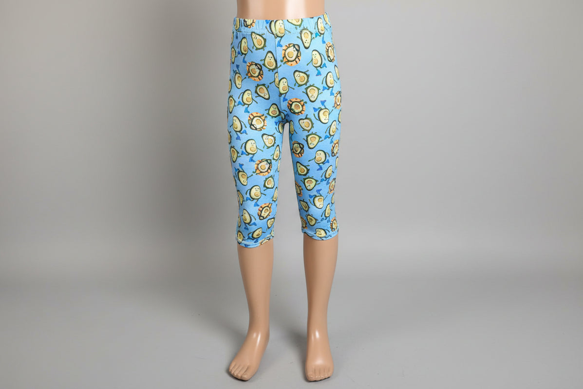 Patterned Capri leggings, choice of size & design!