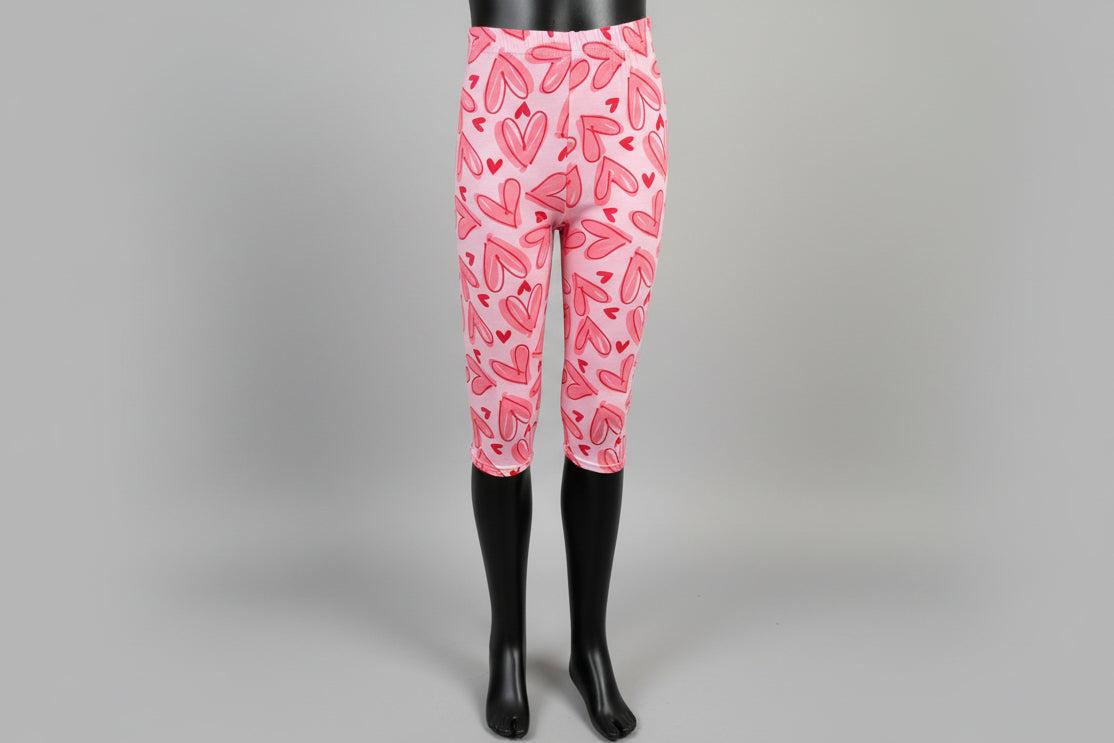 Patterned Capri leggings, choice of size & design!
