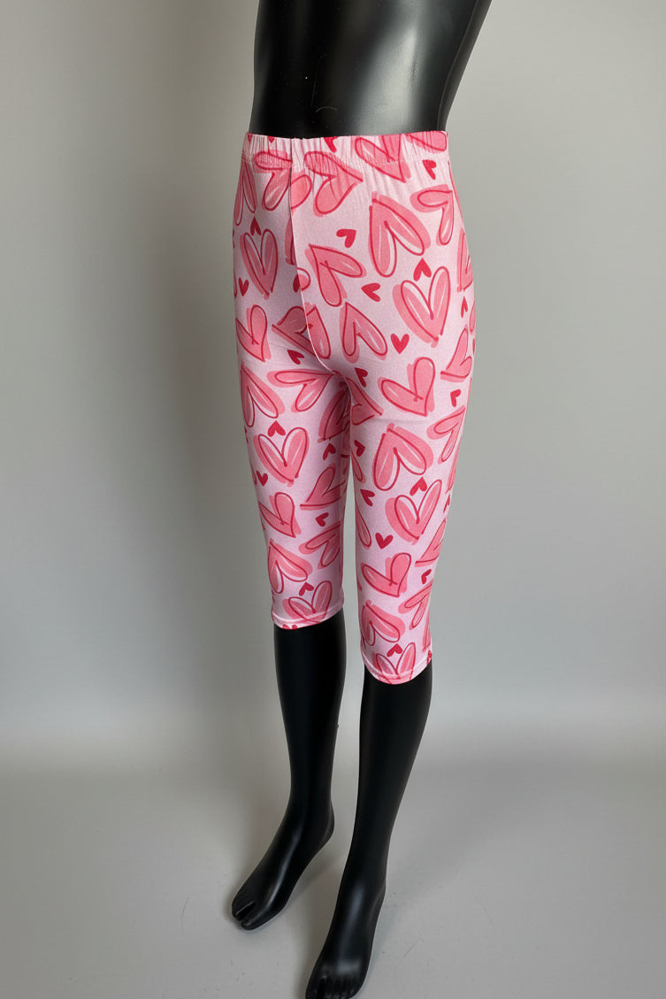 Patterned Capri leggings, choice of size & design!