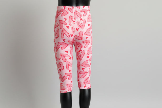 Patterned Capri leggings, choice of size & design!