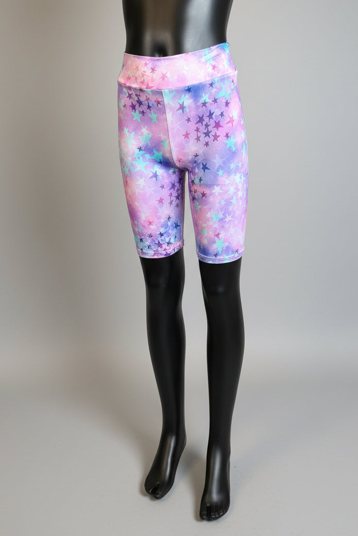 Soft, stretch, girls shorts, choice of pattern & size!