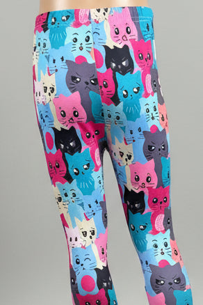 Cute cat leggings