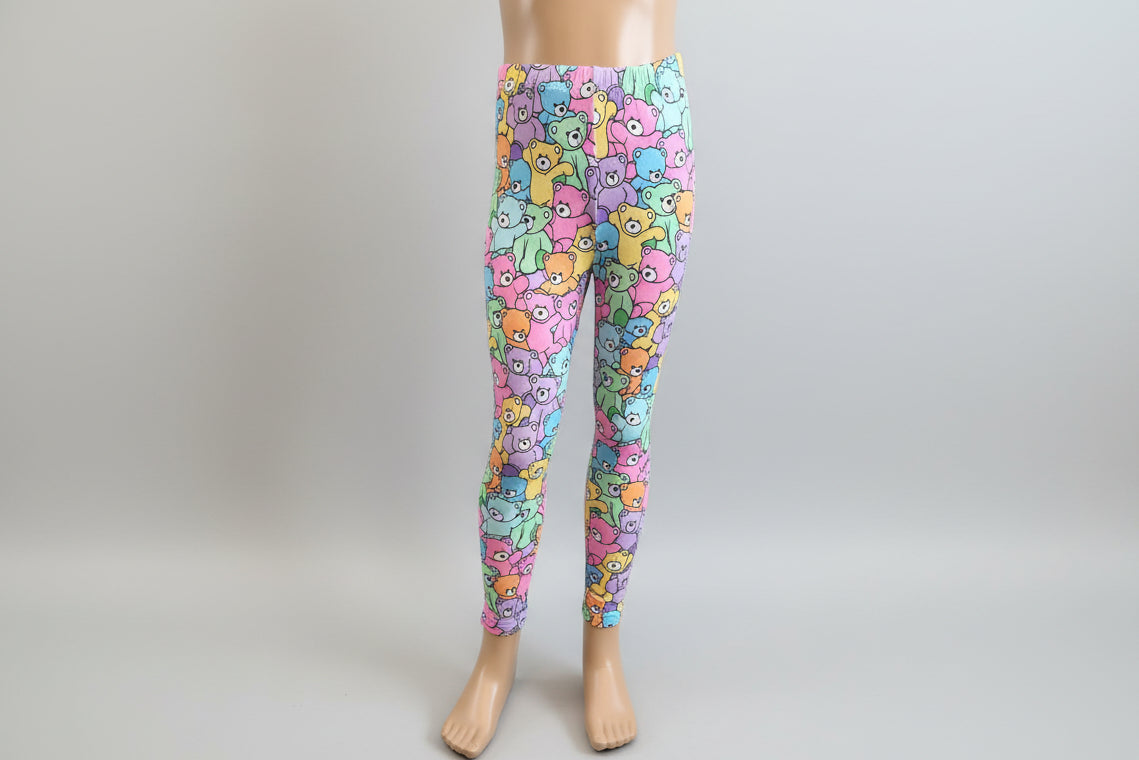 Cute teddy bear leggings