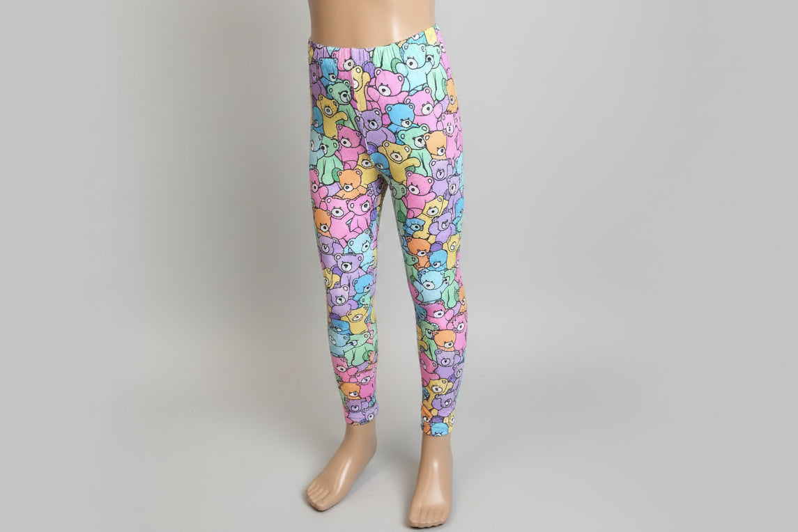 Cute teddy bear leggings
