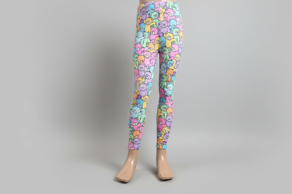 Cute teddy bear leggings