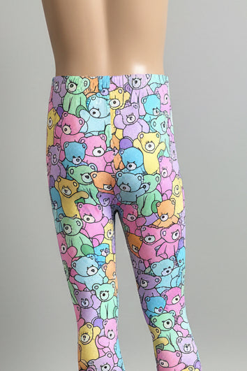 Cute teddy bear leggings