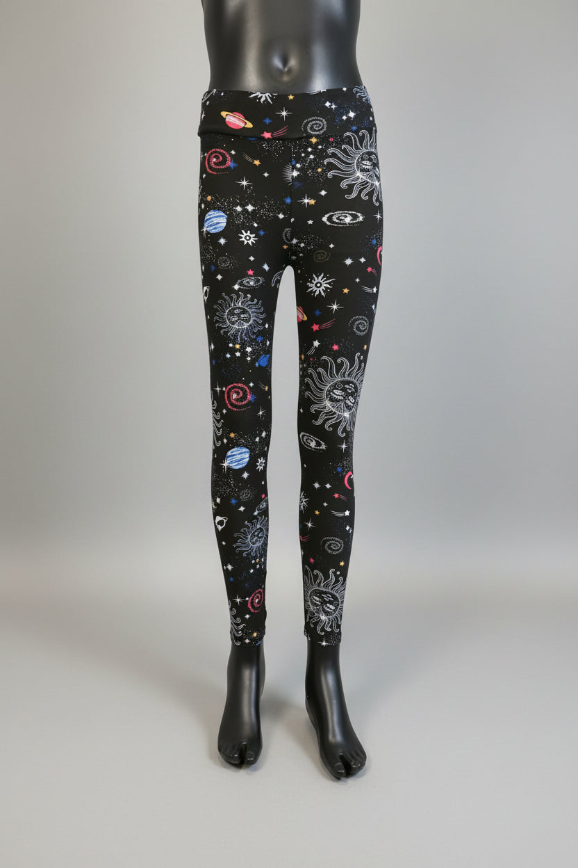 Solar System soft, stretch leggings