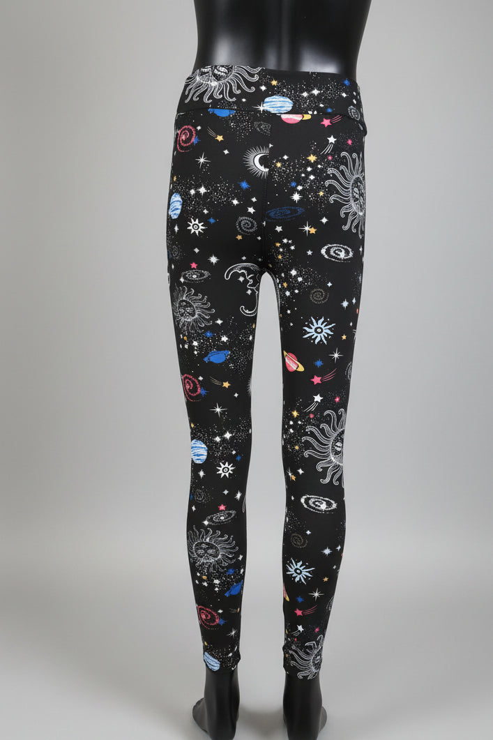 Solar System soft, stretch leggings