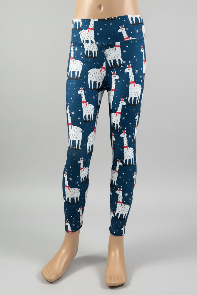Christmas Alpaca leggings