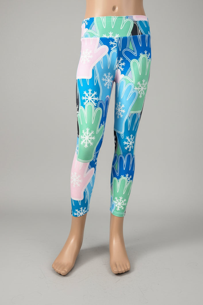 Winter mittens leggings