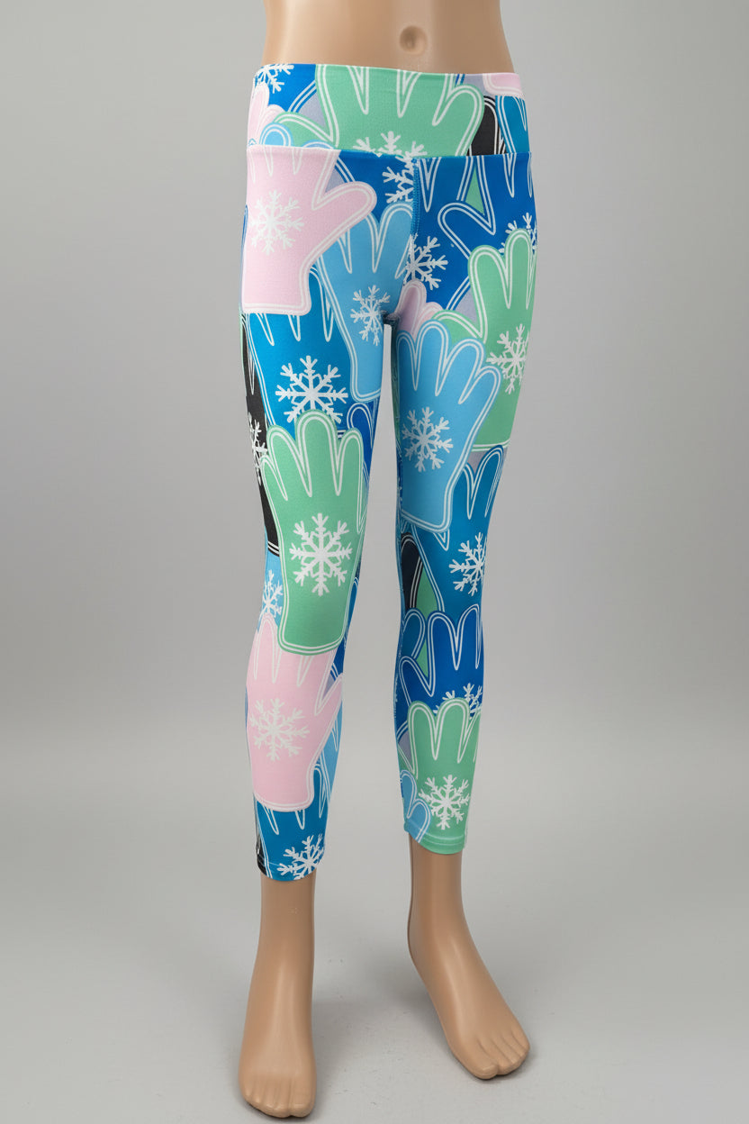 Winter mittens leggings