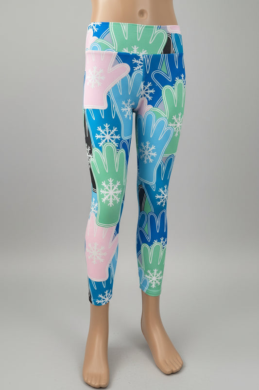 Winter mittens leggings
