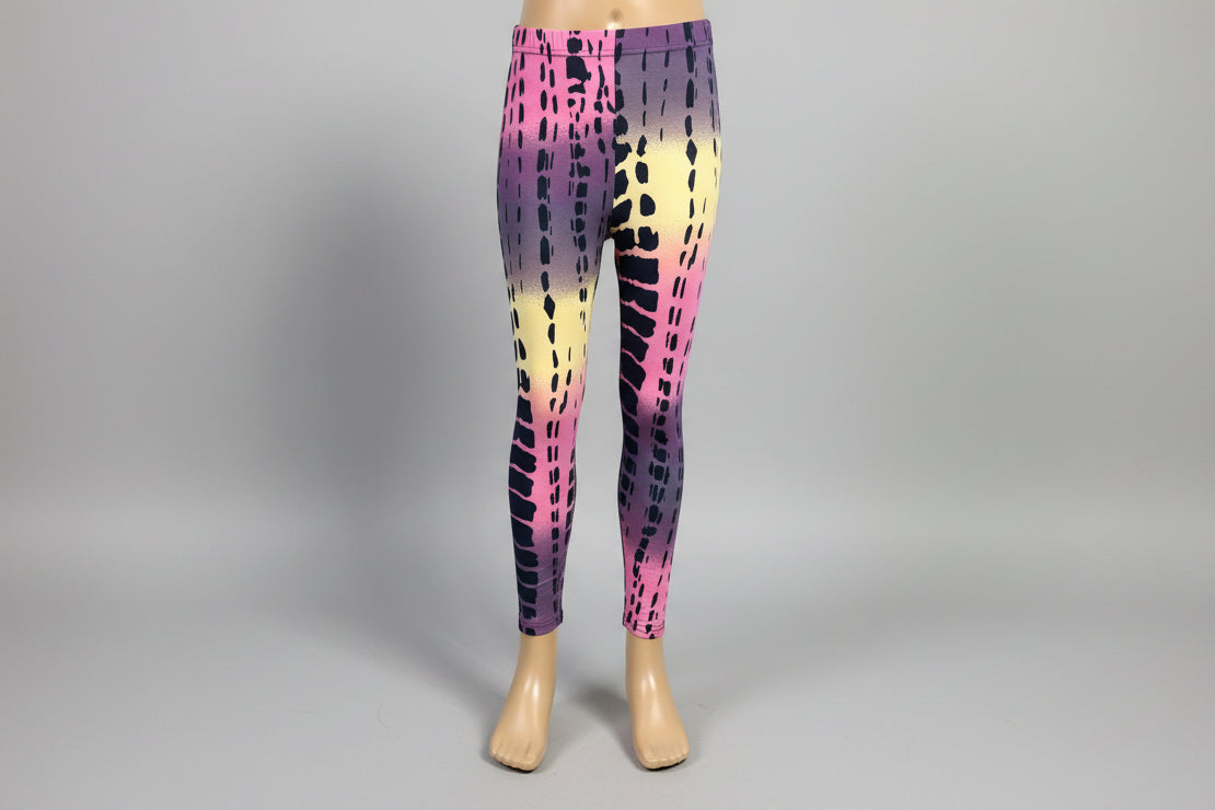 Jazzy design full length stretch leggings
