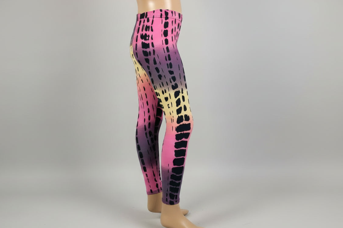 Jazzy design full length stretch leggings