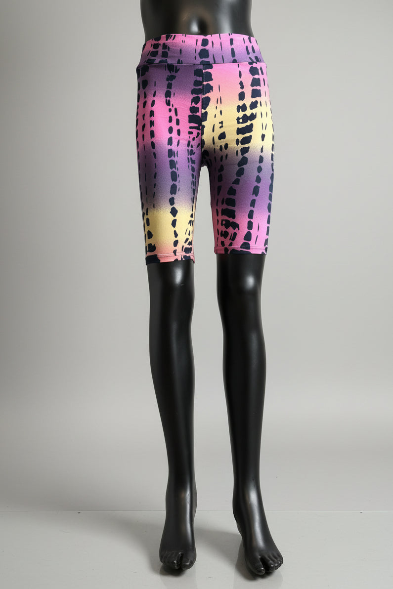 Jazzy design long, soft touch shorts