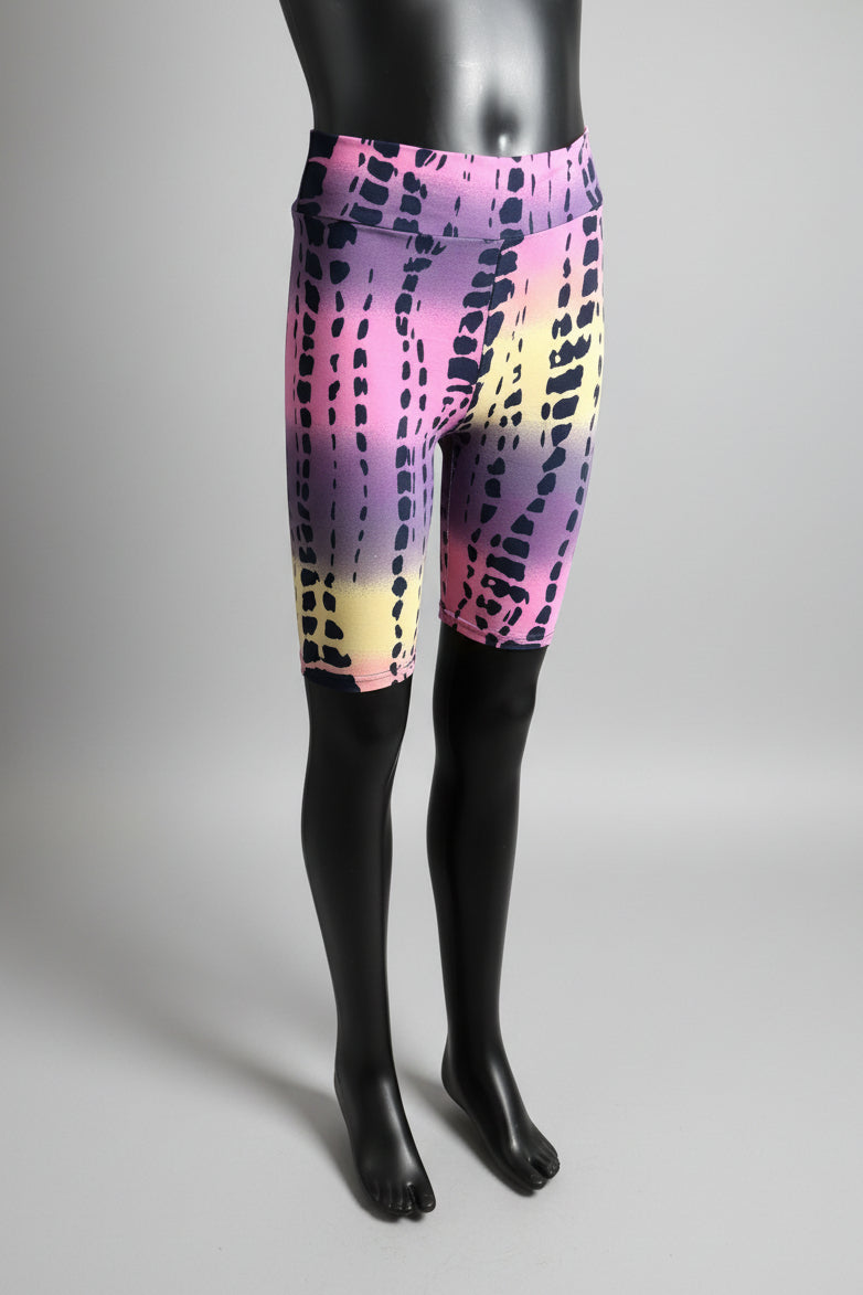 Jazzy design long, soft touch shorts