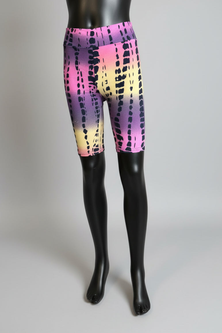 Jazzy design long, soft touch shorts