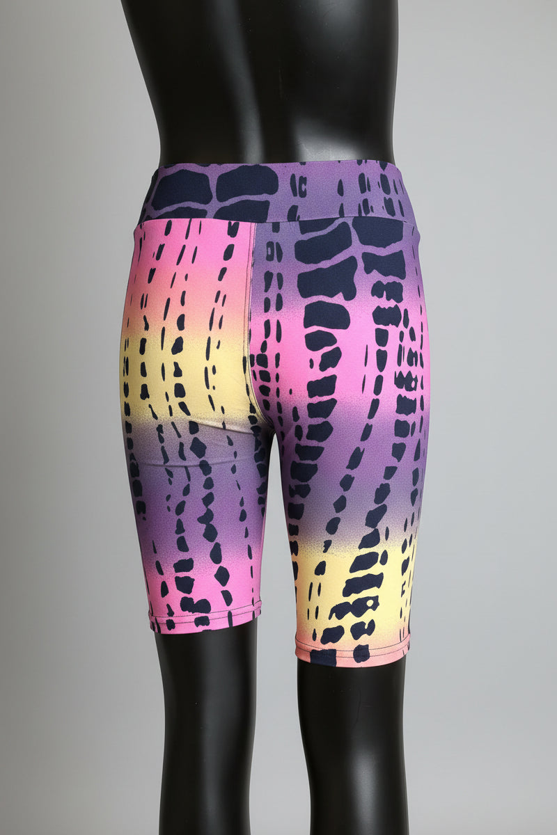 Jazzy design long, soft touch shorts