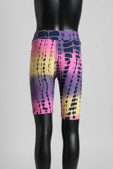 Jazzy design long, soft touch shorts