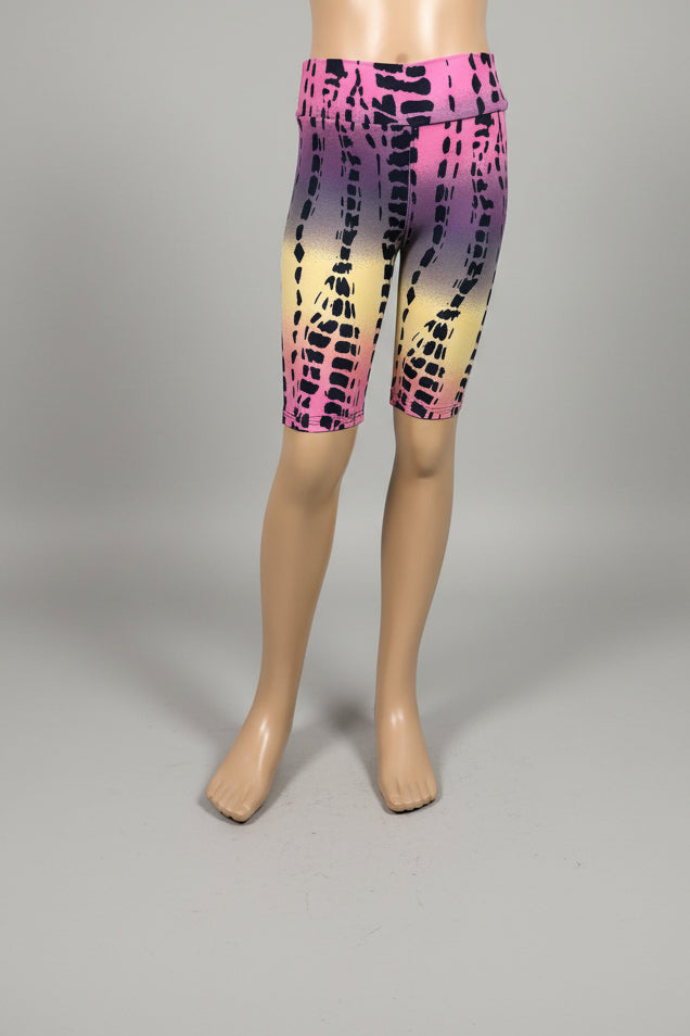 Jazzy design long, soft touch shorts
