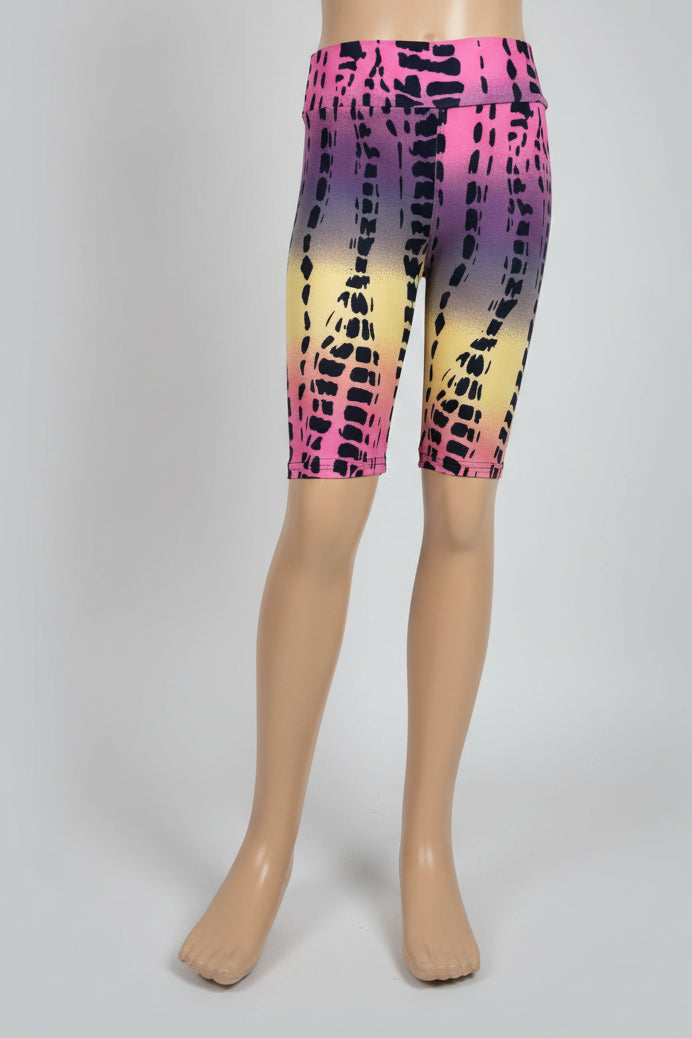 Jazzy design long, soft touch shorts
