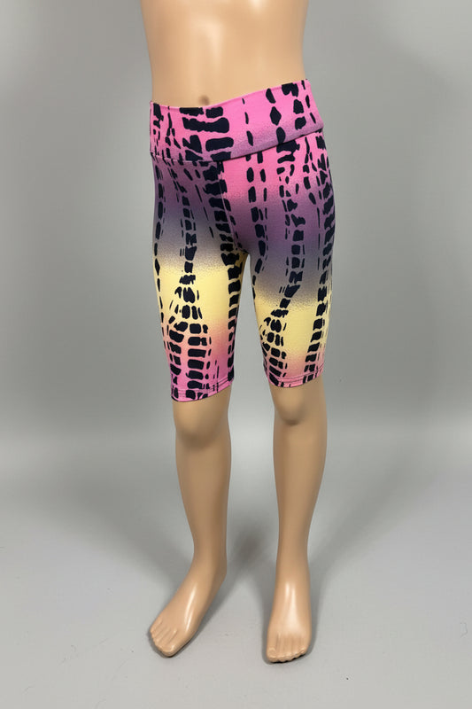 Jazzy design long, soft touch shorts