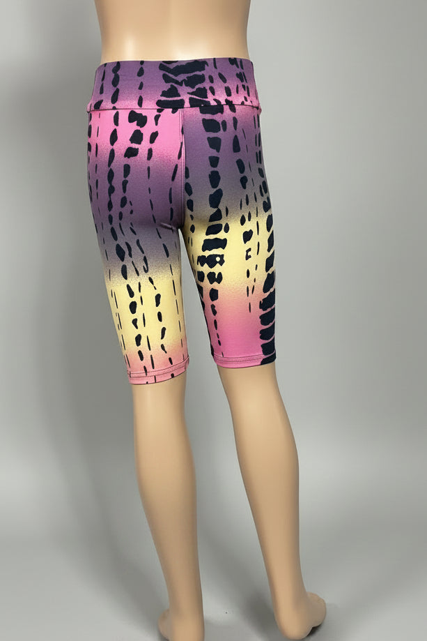 Jazzy design long, soft touch shorts