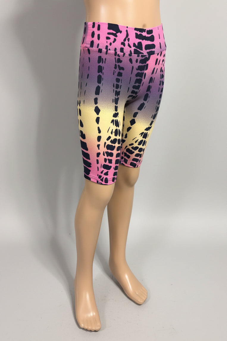 Jazzy design long, soft touch shorts
