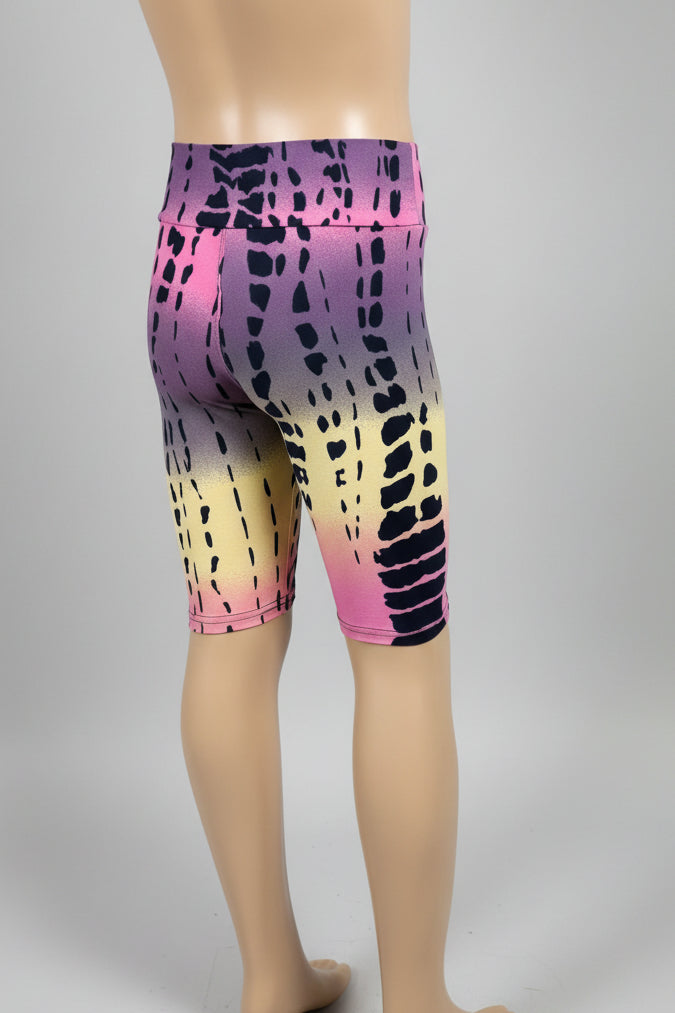 Jazzy design long, soft touch shorts
