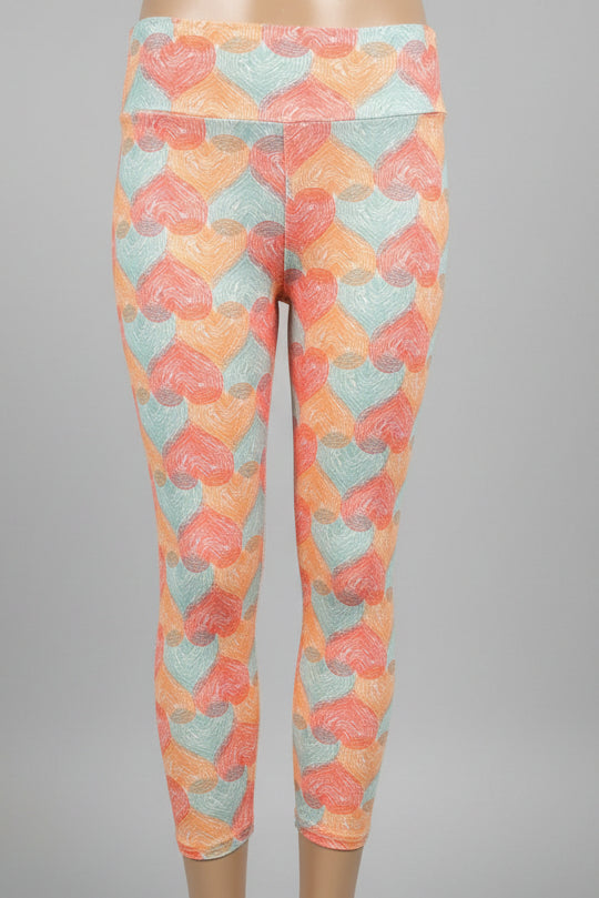 Heart design leggings