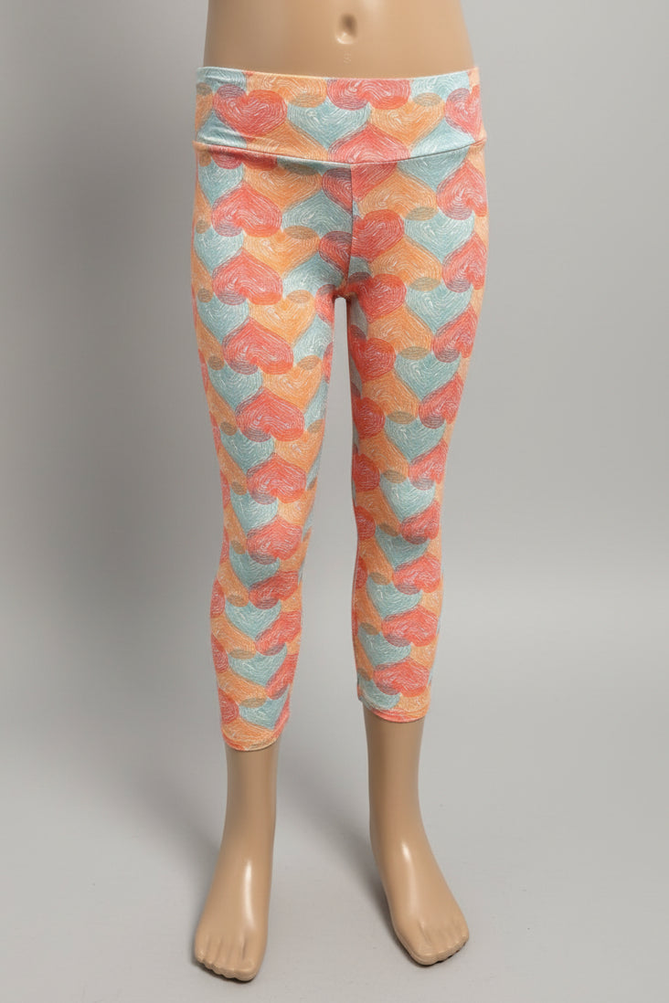Heart design leggings
