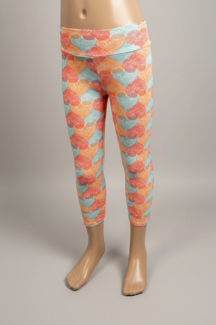 Heart design leggings