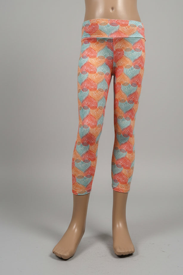 Heart design leggings