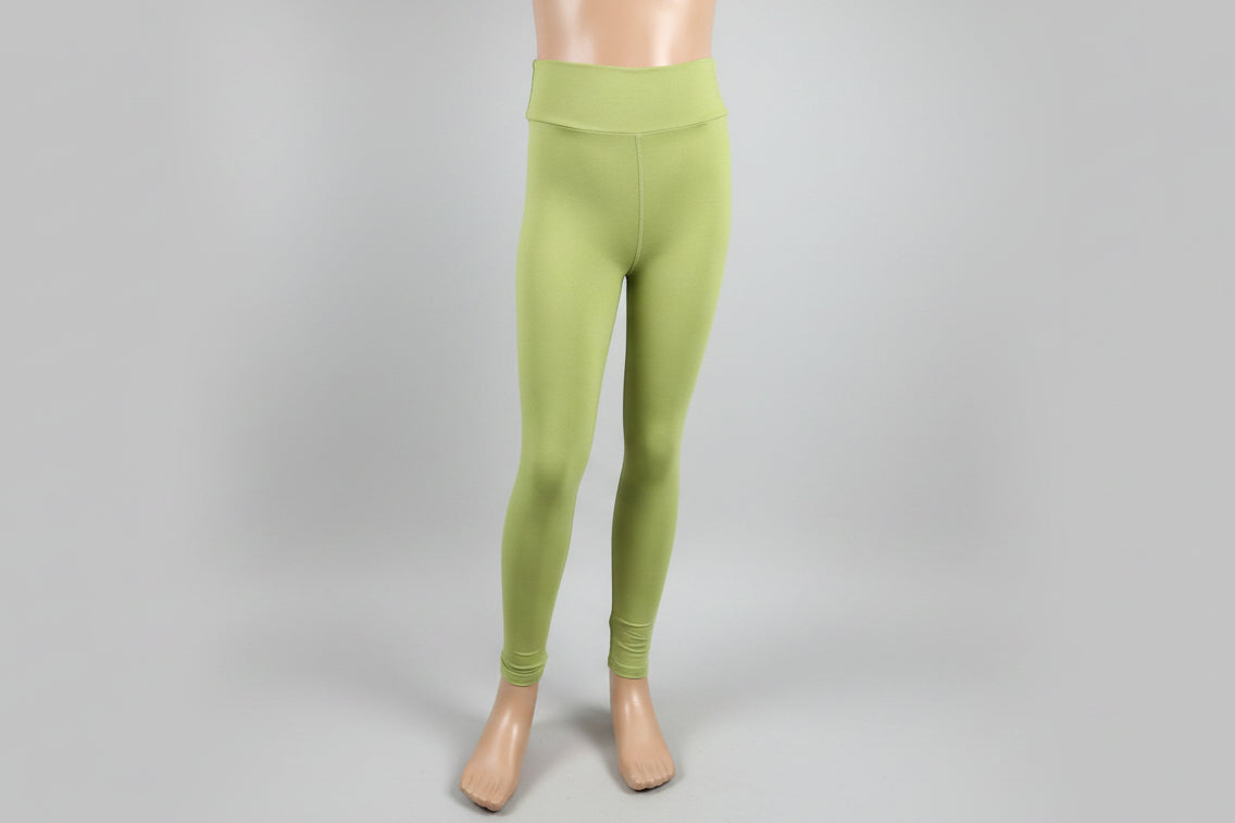 Solid colour, soft, stretch leggings in black, green, navy, grey, orange, pink, fuchsia, purple and more!