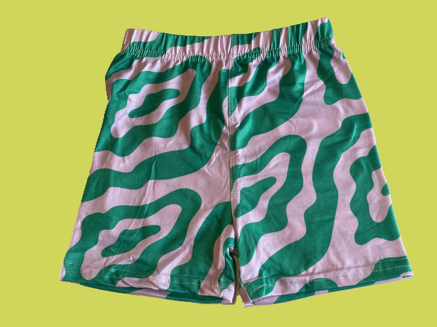 Pink & green summer shorts