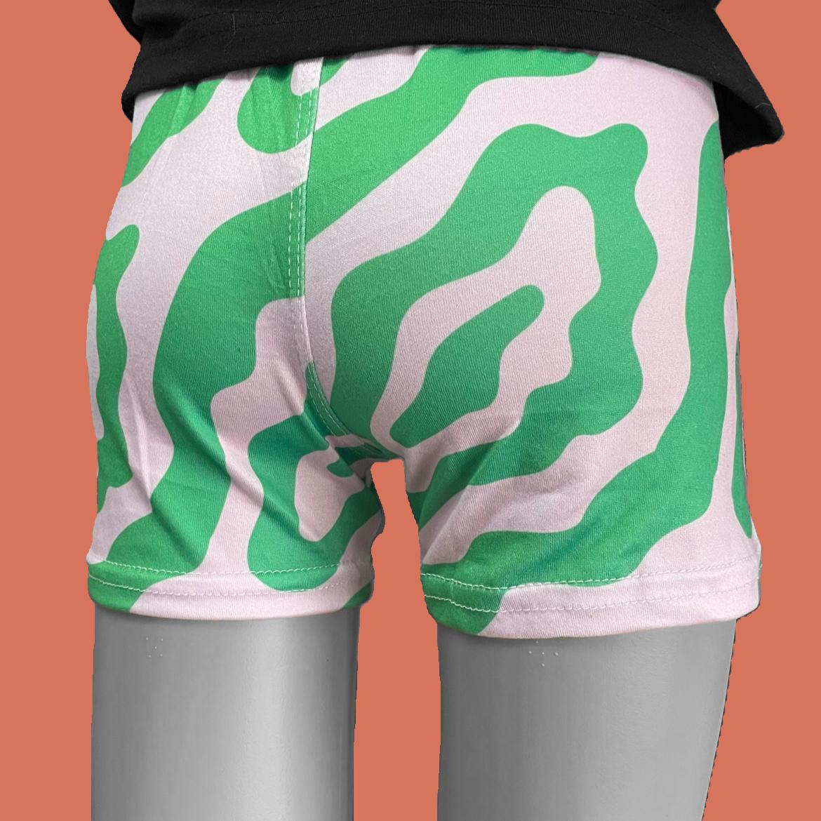 Pink & green summer shorts