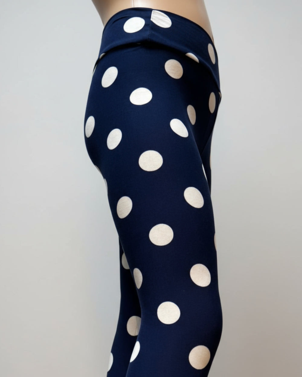 Polka Dot full length stretch leggings